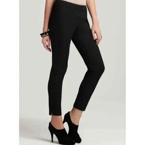 Theory Belisa BiStretch Black Slim Fit Pants Size 2 Stretch Tailored Workwear